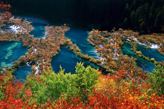 九寨溝十、十一月旅游-九寨溝浪漫彩林游